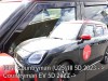 Ανεμοθραύστες Heko για Mini Countryman III U25 (2023+) - 4τμχ. εμπρός και πίσω