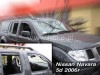 Ανεμοθραύστες Heko για Nissan Navara / Pick Up (2005-2014) 4 πορτο - 4 τμχ. εμπρός και πίσω