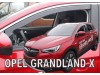 Ανεμοθραύστες Heko για Opel Grandlland X (2017+) 5 πορτο - 2 τμχ. εμπρός