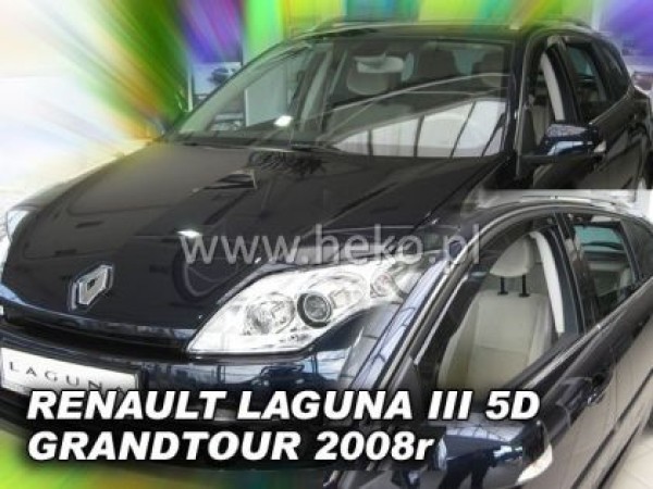 Ανεμοθραύστες Heko για Renault Laguna /Grandtour (2008+) 5 πορτο - 4 τμχ εμπρός και πίσω