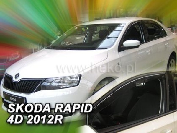 Ανεμοθραύστες Heko για Skoda Rapid / Spaceback (2012+) - 2 τμχ εμπρός