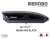Μπαγκαζιέρα οροφής Menabo Mania 400 Black, Max 75kg, 1640x360x790mm