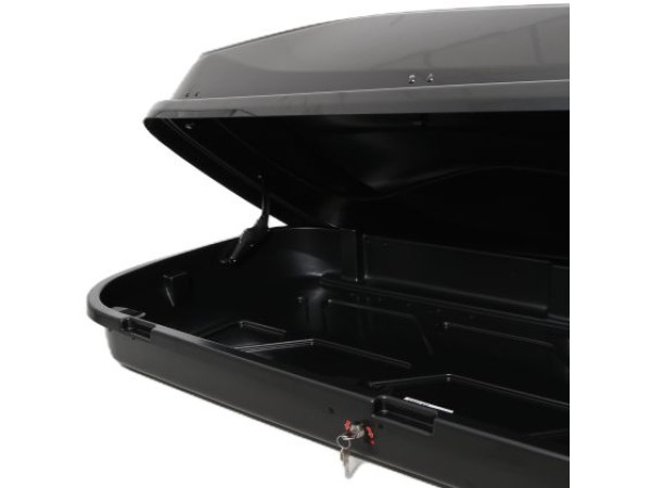 Μπαγκαζιέρα οροφής Junior Easy 180x78x40cm με μονόπλευρο άνοιγμα και κλειδί, 430 λίτρα - μαύρη Μπαγκαζιέρα οροφής Junior Easy 180x78x40cm με μονόπλευρο άνοιγμα και κλειδί, 430 λίτρα - μαύρη
