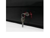 Μπαγκαζιέρα οροφής Junior Easy 180x78x40cm με μονόπλευρο άνοιγμα και κλειδί, 430 λίτρα - μαύρη