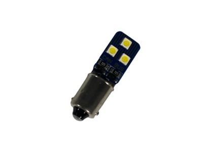 Led λάμπα BA9 με 6 led 3030 CANBUS- 1τμχ.