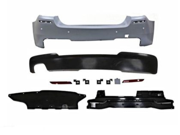 Πίσω προφυλακτήρας για BMW F10 (2010+) - M pack design με parktronic