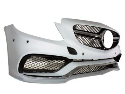 Προφυλακτήρας εμπρός για Mercedes C-class W205 (2014+) - AMG look - με μπούκες