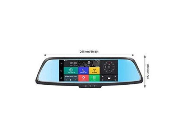 Βίντεο καταγραφέας με Android , GPS , Wi-Fi , Bluetooth , Fm Transmiter , κάμερα οπισθοπορείας και 3G Internet