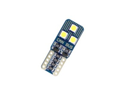 Led λάμπα τύπου T10 με 6 led 3030 - CANBUS - 1τμχ.