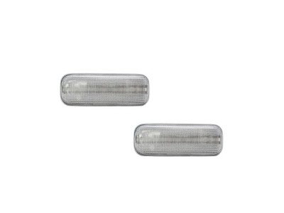 Led φλας φτερού για Mercedes ML W163 (1999-2005) - χρωμίου με τρεχούμενο φλας - σετ 2 τμχ.