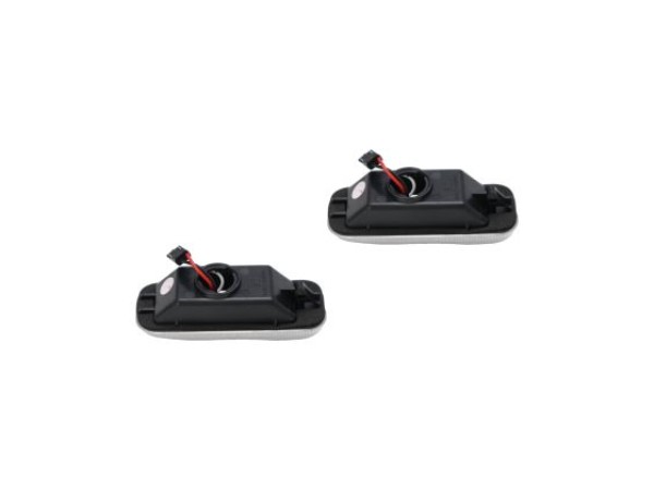 Led φλας φτερού για Mercedes ML W163 (1999-2005) - χρωμίου με τρεχούμενο φλας - σετ 2 τμχ.
