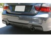 Diffuser πίσω προφυλακτήρα για BMW E90 (2005-2012) M-Performance - διπλό