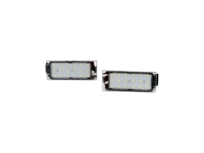 Πλαφονιέρα πίσω πινακίδας για Renalut Megane / Clio / Laguna / Twingo, 76x33 mm - 2 τμχ.