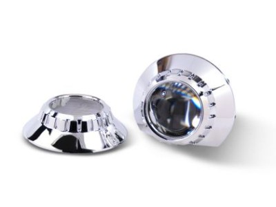 Καπάκι για προτζέκτορες Morimoto Mini 2.5'' - Οβάλ retrofit κομμένα (κατάλληλα για BMW E46) D=13.5 cm