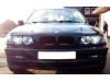 Μάσκα για BMW E46 sedan / combi (1998-2001) και compact (2001-2005) - μαύρη Piano Design - 2τμχ.
