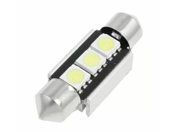 Led λάμπα πλαφονιέρας 42mm 3smd 5050 canbus - 1 τμχ.
