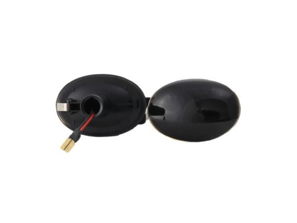 Led φλας φτερού για Mini Cooper R55,R56,R57,R58,R59 (2006-2013) - φιμέ με τρεχούμενο φλας - σετ 2τμχ.