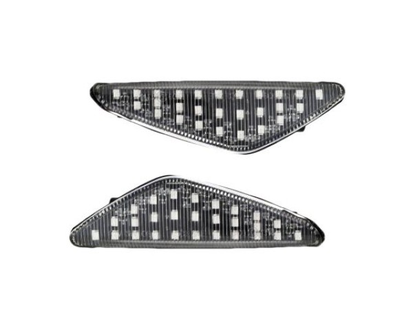 Led φλας φτερού για Ford Focus (98-04) / Mondeo (00-07) - φιμέ με τρεχούμενο φλας - σετ 2τμχ.