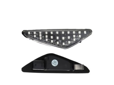 Led φλας φτερού για Ford Focus (98-04) / Mondeo (00-07) - φιμέ με τρεχούμενο φλας - σετ 2τμχ.