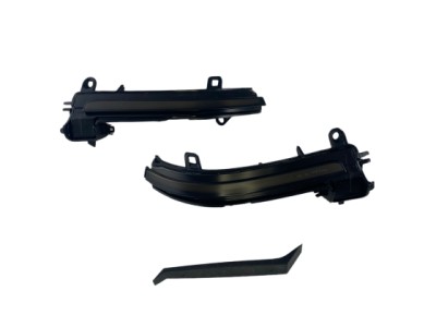 Τρεχούμενα led φλας για καθρέφτες για BMW i3, X1 E84, E90, F20, F21, F22, F23, F30, F31, F34, F32, F33, F10, F11, F07, F01, D02, D04 (2011-2019) - φιμέ με τρεχούμενο φλας - σετ 2τμχ.