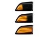 Τρεχούμενα led φλας για καθρέφτες για Volvo XC60 (2008-2013) - φιμέ με τρεχούμενο φλας - σετ 2τμχ.