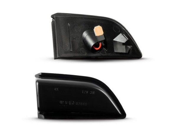 Τρεχούμενα led φλας για καθρέφτες για Volvo XC60 (2008-2013) - φιμέ με τρεχούμενο φλας - σετ 2τμχ.