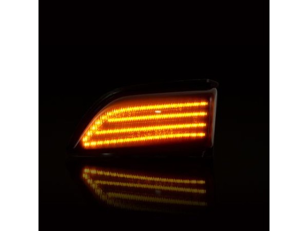 Τρεχούμενα led φλας για καθρέφτες για Volvo XC60 (2008-2013) - φιμέ με τρεχούμενο φλας - σετ 2τμχ.