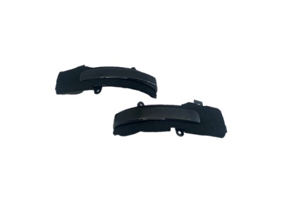 Τρεχούμενα led φλας για καθρέφτες για Mitsubishi ASX, L200 (2005+), Pajero, Pajero Sport (2008+), Outlander (2012+) - φιμέ με τρεχούμενο φλας - σετ 2τμχ.