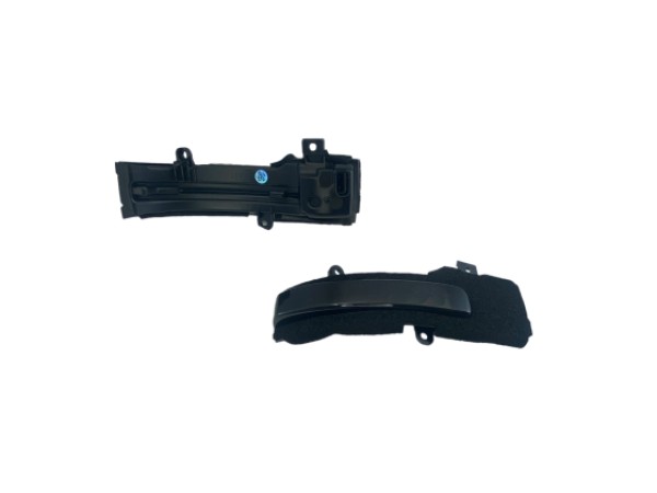 Τρεχούμενα led φλας για καθρέφτες για Mitsubishi ASX, L200 (2005+), Pajero, Pajero Sport (2008+), Outlander (2012+) - φιμέ με τρεχούμενο φλας - σετ 2τμχ.
