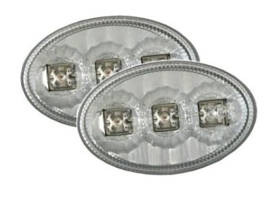 Led φλας για Opel AStra F / Corsa B - χρωμίου - σετ 2τμχ.