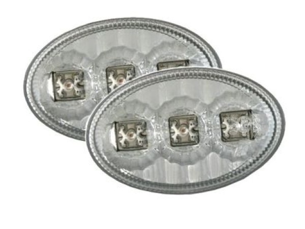 Led φλας για Opel AStra F / Corsa B - χρωμίου - σετ 2τμχ.