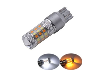 Led λάμπα T20 με 42 led και προτζέκτορα - συνδυαστικά για φλας και φώτα ημέρας - 1τμχ.