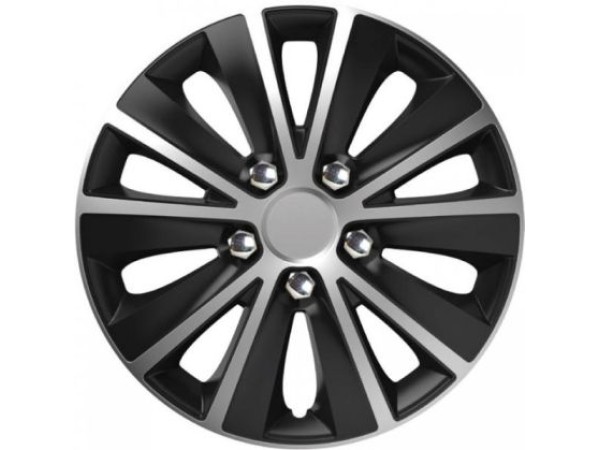 Τάσια Versaco Rapide NC Ασημί / Μαύρο - 15" σετ - 4τμχ.
