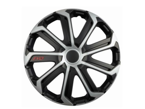 Τάσια Versaco Evo Black / Silver - 15" σετ - 4τμχ.