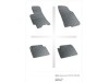 Λαστιχένια πατάκια Frogum για DAEWOO Lanos T100 / T150 (1997-2002) - 4τμχ.