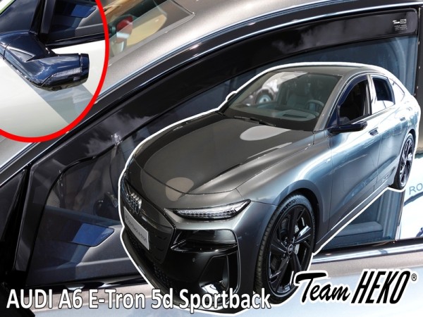 Ανεμοθραύστες Heko για Audi A6 E-tron 4/5πορτο (2024+) version with cameras - 2τμχ. εμπρός Ανεμοθραύστες Heko για Audi A6 E-tron 4/5πορτο (2024+) version with cameras - 2τμχ. εμπρός