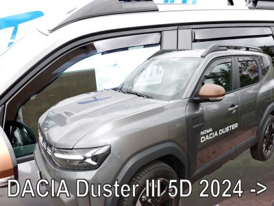 Ανεμοθραύστες Heko για Dacia Duster III (2024+) - 4τμχ. εμπρός και πίσω