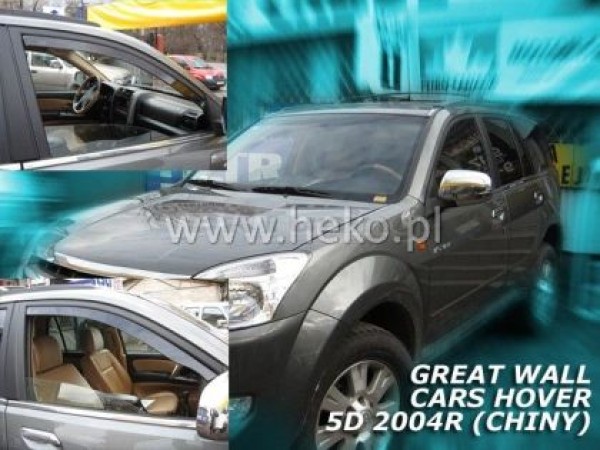 Ανεμοθραύστες Heko για Great Wall Hover (2004+) 5 πορτο - 2 τμχ. εμπρός