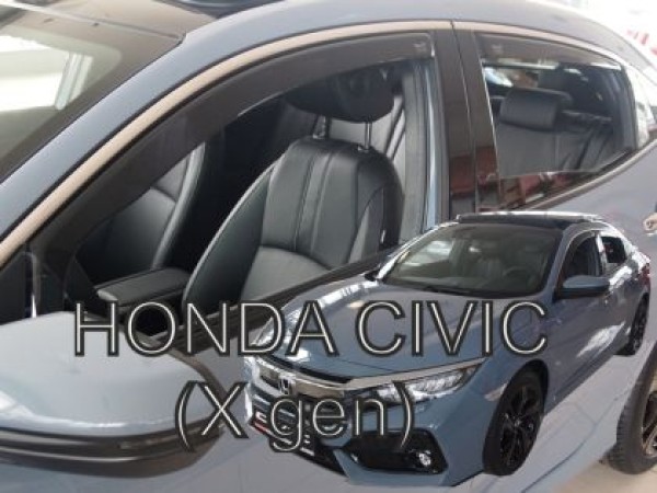 Ανεμοθραύστες Heko για Honda Civic X (2017+) 5 πορτο - 4 τμχ. εμπρός και πίσω