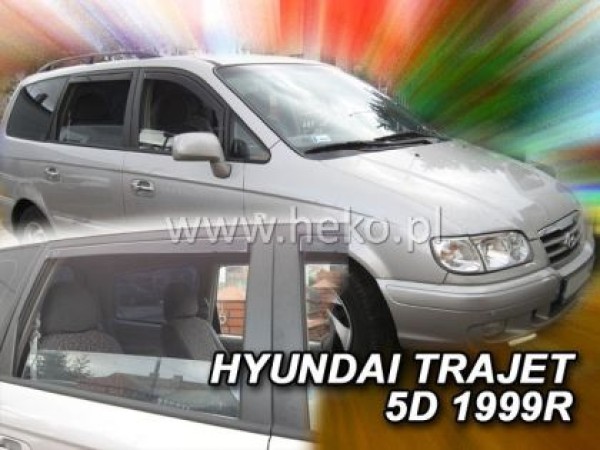 Ανεμοθραύστες Heko για Hyundai Trajet (1998-2008) 5 πορτο - 4 τμχ. εμπρός και πίσω