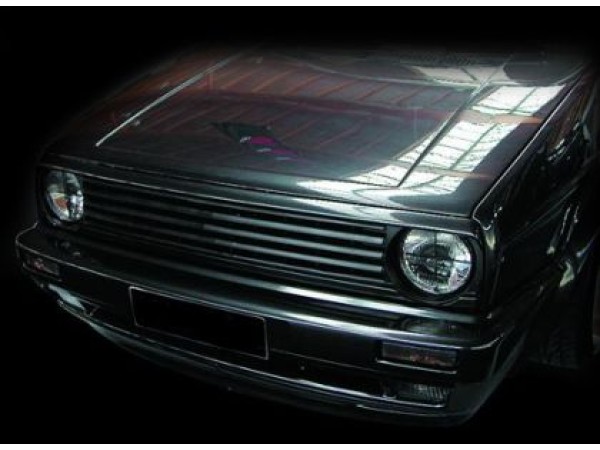 Μάσκα χωρίς σήμα για Vw Golf 2 με 2 φώτα - μαύρη