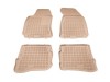 Λαστιχένια πατάκια Rezaw-Plast για VW Passat B5 (1996-2005) - τύπου σκαφάκι - μπεζ - 4τμχ.