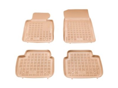 Λαστιχένια πατάκια Rezaw-Plast BMW σειρά 3 E93 (2007-2013) - τύπου σκαφάκι - μπεζ - 4τμχ.