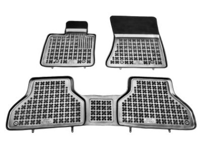 Λαστιχένια πατάκια Rezaw-Plast για BMW X5 E70 (2007-2013) / X6 E71 (2008-2014) - τύπου σκαφάκι - 3τμχ.