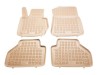 Λαστιχένια πατάκια Rezaw-Plast για BMW X3 F25 (2010-2017) / X4 F26 (2014-2018) - τύπου σκαφάκι - μπεζ - 4τμχ.