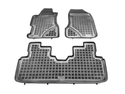 Λαστιχένια πατάκια Rezaw-Plast για HONDA Civic VII 5 πορτο (2001-2005) - τύπου σκαφάκι - 3τμχ.