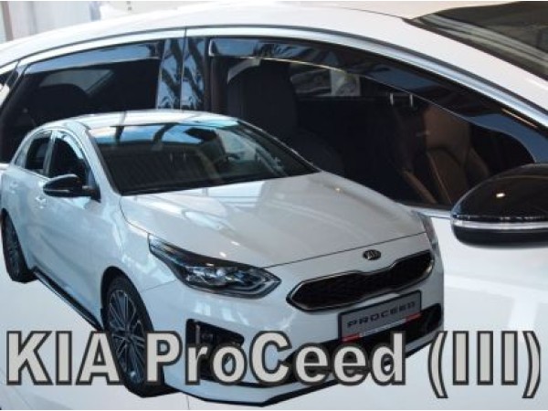 Ανεμοθραύστες Heko για Kia Pro Ceed (2019+) 5d - 4 τμχ. εμπρός και πίσω