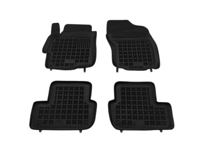 Λαστιχένια πατάκια Rezaw-Plast για Mitsubishi Lancer Evo X (2007+) / LANCER VIII 2008 - 2016 - τύπου σκαφάκι - 4τμχ.