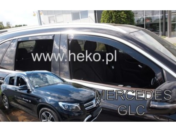 Ανεμοθραύστες Heko για Mercedes GLC X253 (2016+) 5 πορτο - 4 τμχ. εμπρός και πίσω