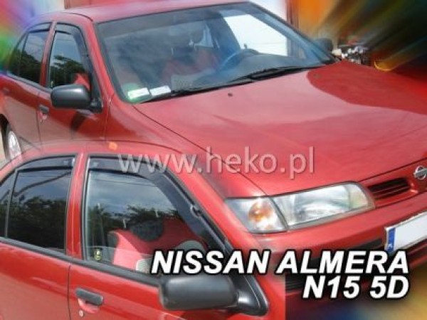 Ανεμοθραύστες Heko για Nissan Almera (2000-2006) 4, 5 πορτο - 2 τμχ. εμπρός